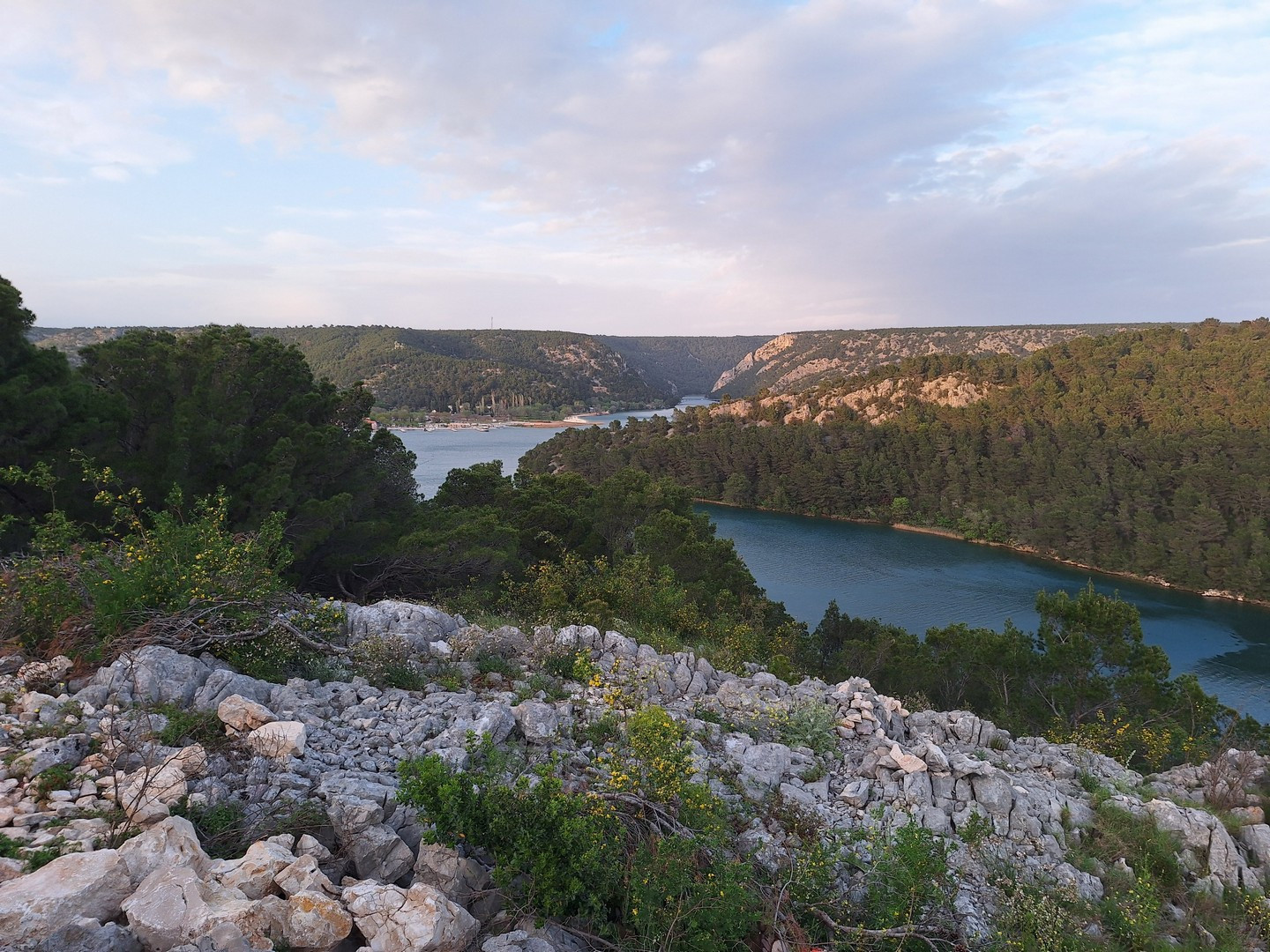 Výhledy nad řekou Krka