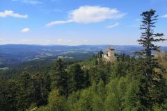 Hrad Kašperk chránil Zlatou stezku