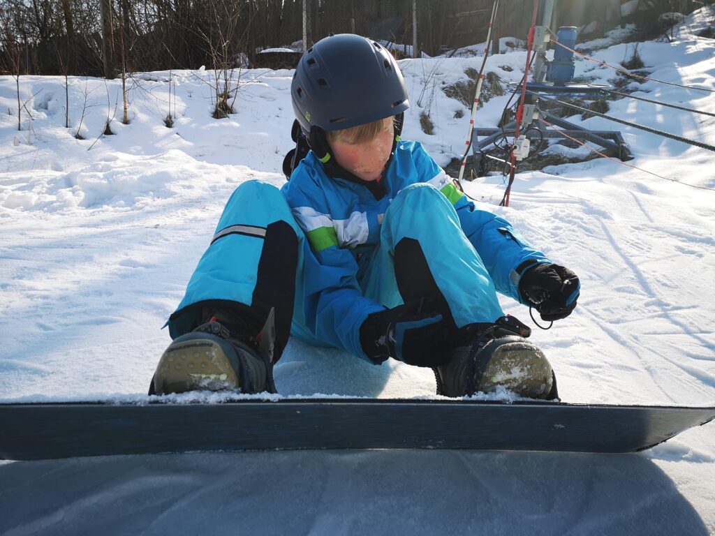 únor snowboard sníh